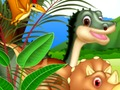 Spill Dino skyve puslespill  online