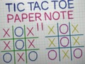 Spill Tic tac toe papir note II online