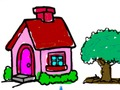 Spill Tilbake til skolen: House Coloring Book  online