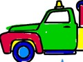 Spill Tilbake til skolen: Trucks Coloring  online