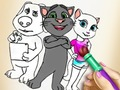 Spill Kitty Coloring Book online