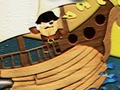 Spill Tegneserieskip Puzzle online