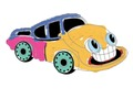Spill Funny Cars: Coloring Book for Kids  online