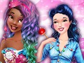 Spill Søt fest med prinsesser  online