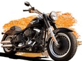 Spill Cartoon Motorsykler Puzzle  online
