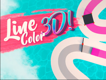 Spill Linjefarge 3D  online
