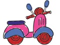 Spill City Scooter Ride Coloring online