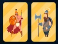 Spill Spartanske og viking krigere minne online