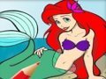 Spill Princess Mermaid Coloring Game online