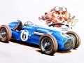 Spill Maleri Vintage Cars puslespill  online