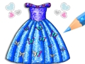 Spill Prinsesse glitter coloring online