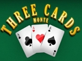 Spill Tre kort monte  online