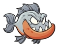 Spill Søte Piranha puslespill  online