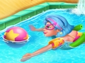 Spill Galaxy Girl Swimming Pool online