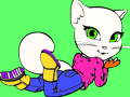 Spill Snakker Angela Coloring Book online