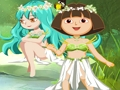 Spill Dora med trollmann i skog online