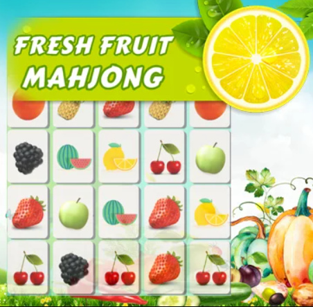 Spill Fersk frukt Mahjong  online