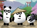 Spill 3 pandaer i Japan HTML5  online