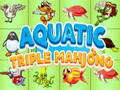 Spill Aquatic Triple Mahjong online