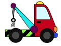 Spill Fargebok: Gravemaskinbiler  online