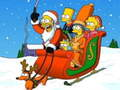 Spill Simpsons julepuslespill  online