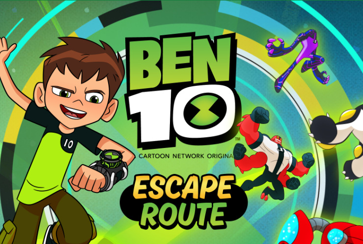 Spill Ben 10 rømningsvei  online