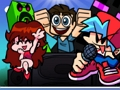 Spill Super Friday Night Funkin mot Minecraft  online