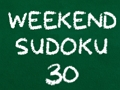 Spill Sudoku helg 30  online