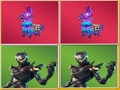 Spill Fortnite Memory Match Up online