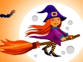 Spill Søt Halloween Witches Jigsaw  online