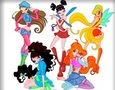 Spill Winx Club Coloring  online
