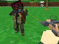 Spill Blocky Zombie og kjøretøy skyting  online