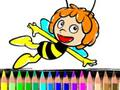 Spill Tilbake til skolen Maja the Bee Coloring Book  online