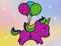 Spill Malebok Glitter Unicorns  online