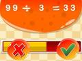 Spill Sant og usant matematikkspill  online