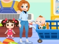 Spill Søt familie shopping  online