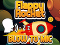 Spill Flappy rakett med blåsing  online