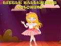 Spill Fargelegging av små ballerinaer  online