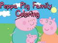 Spill Peppa Pig Family Coloring Book  online