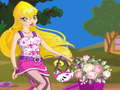 Spill Winx Stella og valp  online