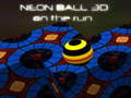 Spill Neon Ball 3d på flukt  online