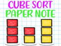 Spill Cube Sort Paper Note online