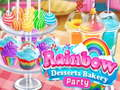 Spill Rainbow Desserts Bakery Party online