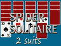 Spill Spider Solitaire 2-drakter  online