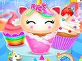 Spill Enhjørning havfrue cupcake matlaging design online