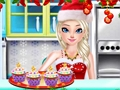 Spill Frossen jule cupcake maker online