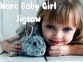 Spill Hare baby girl Jigsaw online