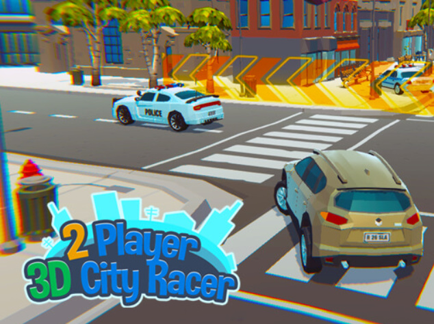 Spill 2 Player 3D City Racer online