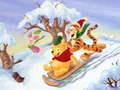 Spill Winnie the Pooh Christmas Jigsaw Puzzle 2 online