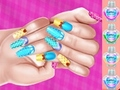 Spill Elsa Princess Theme Nail Art DIY online